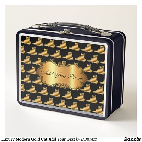 gold metallic lunch box|black and gold lunch box.